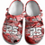 Volleyball Clogs Graffiti Art 01 Red Version Personalized Gift