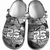 Volleyball Clogs Graffiti Art 01 Gray Version Personalized Gift