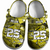 Volleyball Clogs Graffiti Art 01 Yellow Version Personalized Gift
