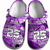 Volleyball Clogs Graffiti Art 01 Purple Version Personalized Gift