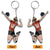 Volleyball Keychain Attacking Player Personalized Gift